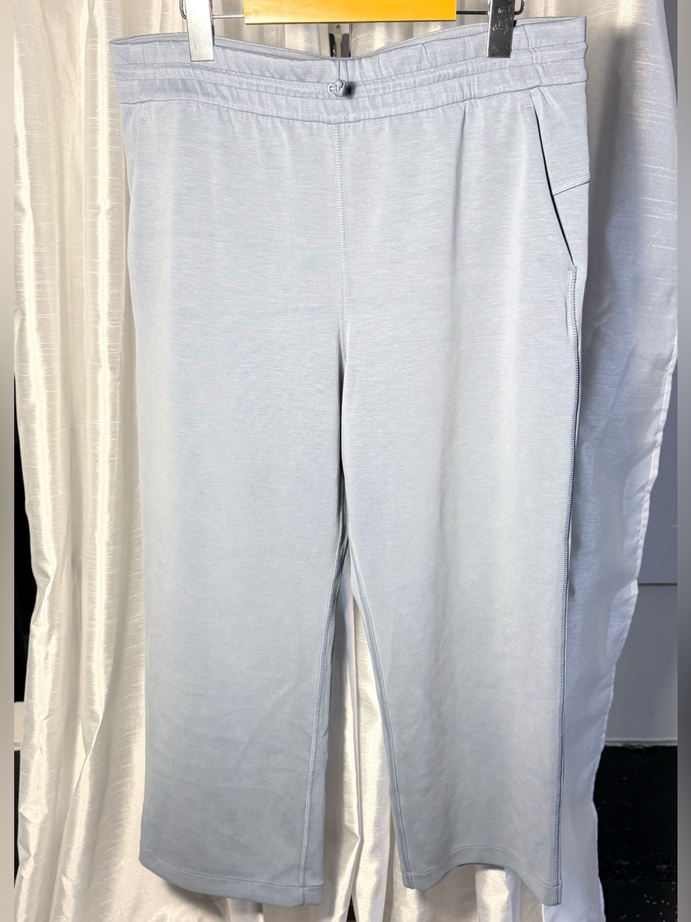 lululemon athletica Light Blue Wide-Leg Cropped Pants